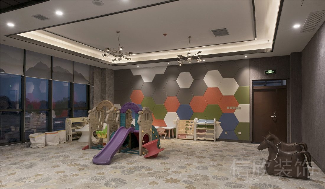雪松大廈墨丁國際英語裝修設計兒童休息區(qū)