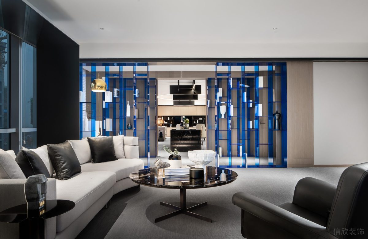 總裁辦公室科技未來(lái)感皮革沙發(fā)設(shè)計(jì)