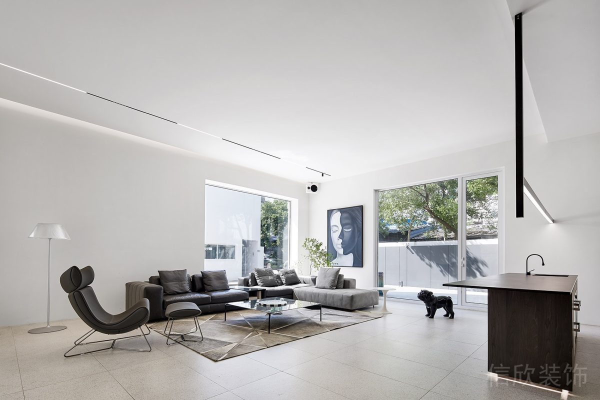 主理人辦公室藝術(shù)工作室皮質(zhì)沙發(fā)設(shè)計(jì)