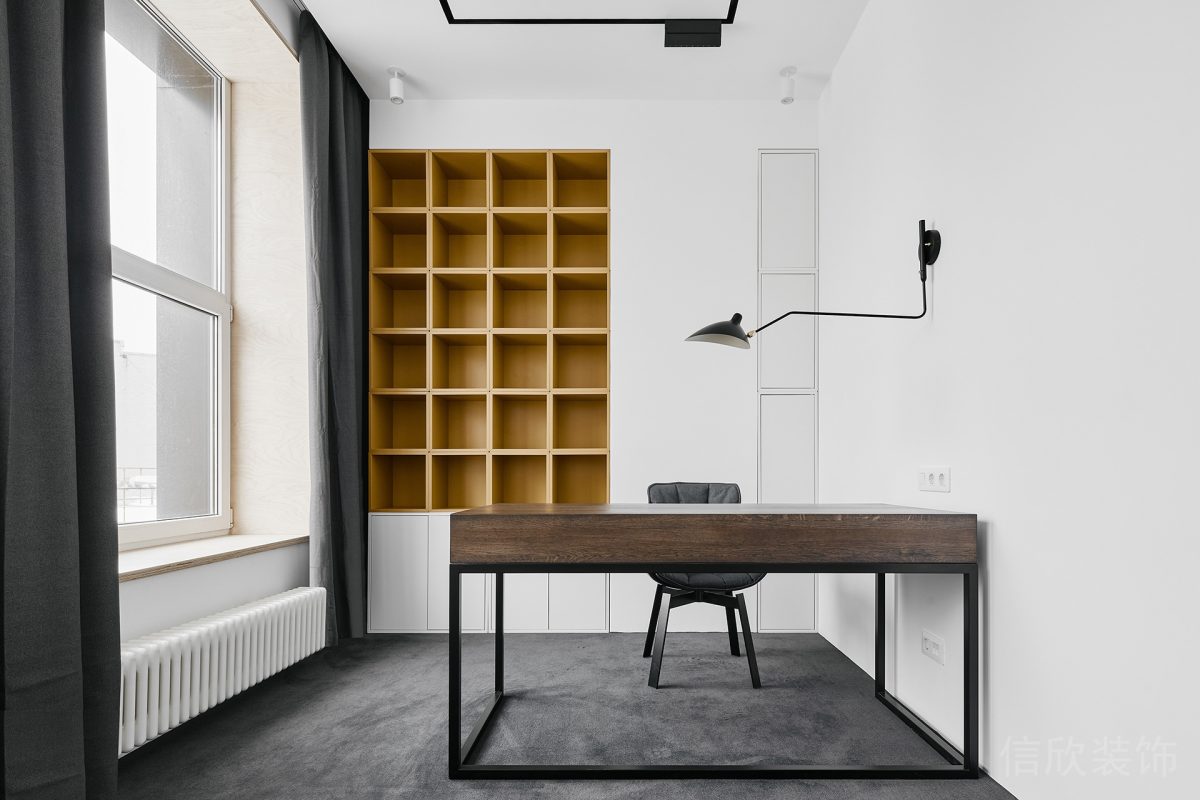 老板辦公室胡桃木設(shè)計(jì)簡約風(fēng)裝修