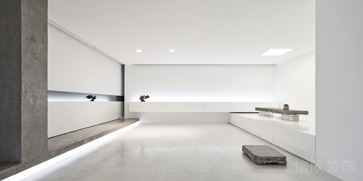 純白極簡風(fēng)辦公空間接待區(qū)設(shè)計(jì)