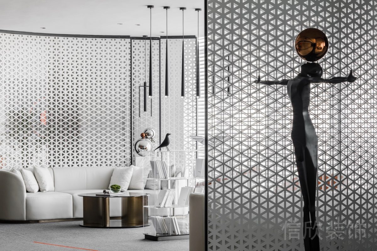 簡約球桿式吊燈設(shè)計(jì)效果圖