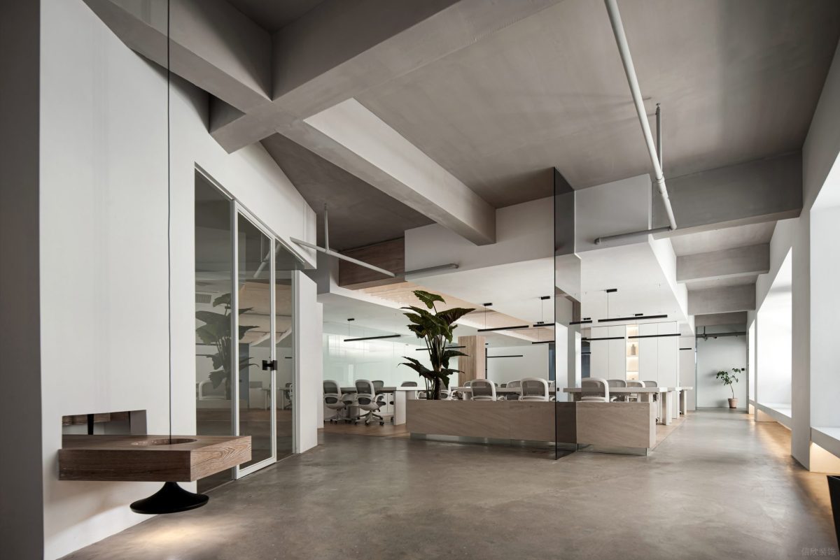 現(xiàn)代簡(jiǎn)約辦公空間前廳區(qū)裝修設(shè)計(jì)