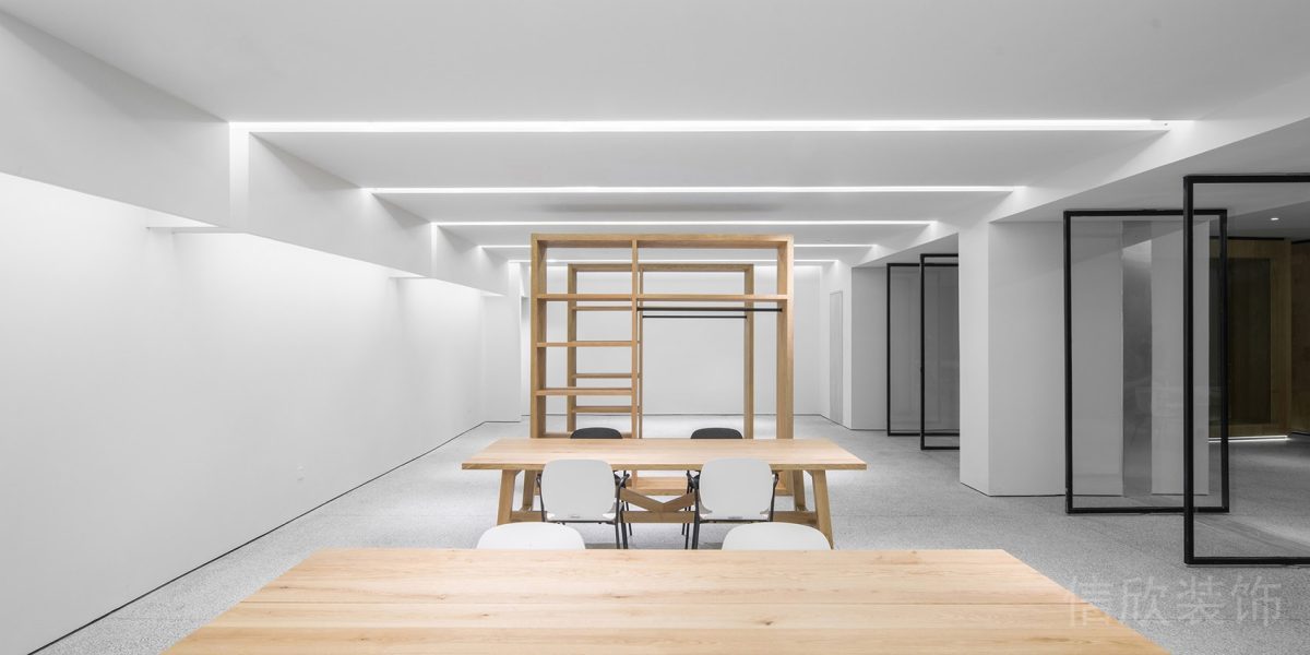 原木風(fēng)裝修設(shè)計(jì)楓木肌理簡約風(fēng)辦公室