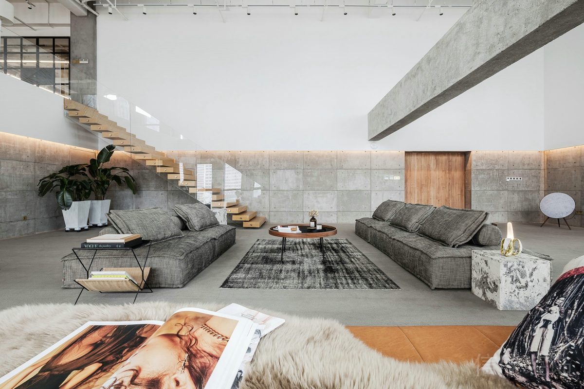 自然現(xiàn)代風(fēng)辦公空間會客區(qū)裝修設(shè)計(jì)