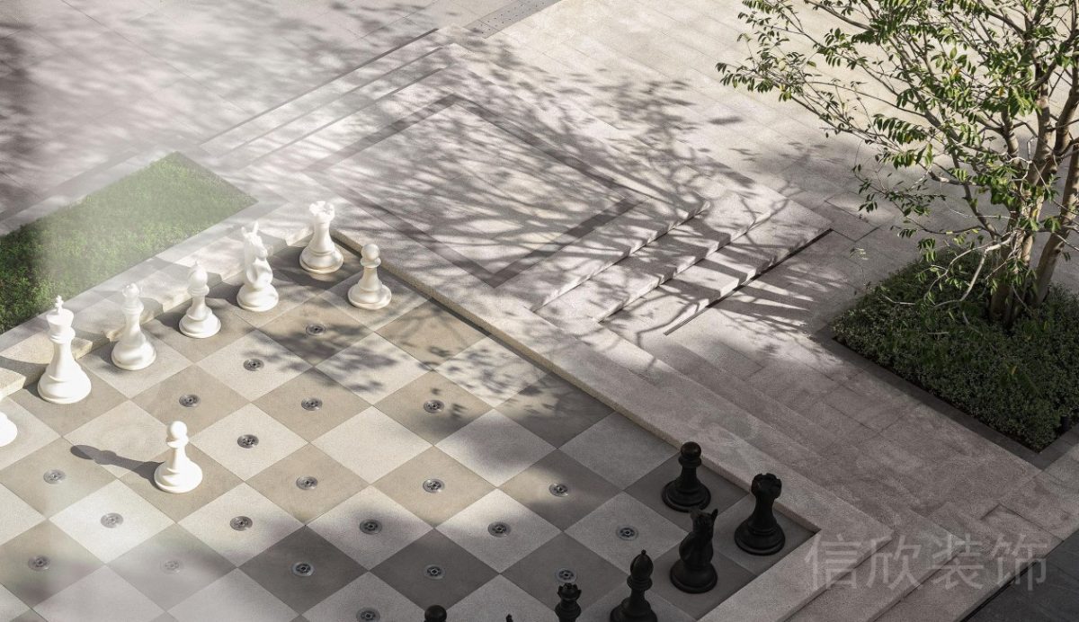 國際象棋戶外設(shè)計地臺階梯式磁吸設(shè)計培訓(xùn)機構(gòu)裝修