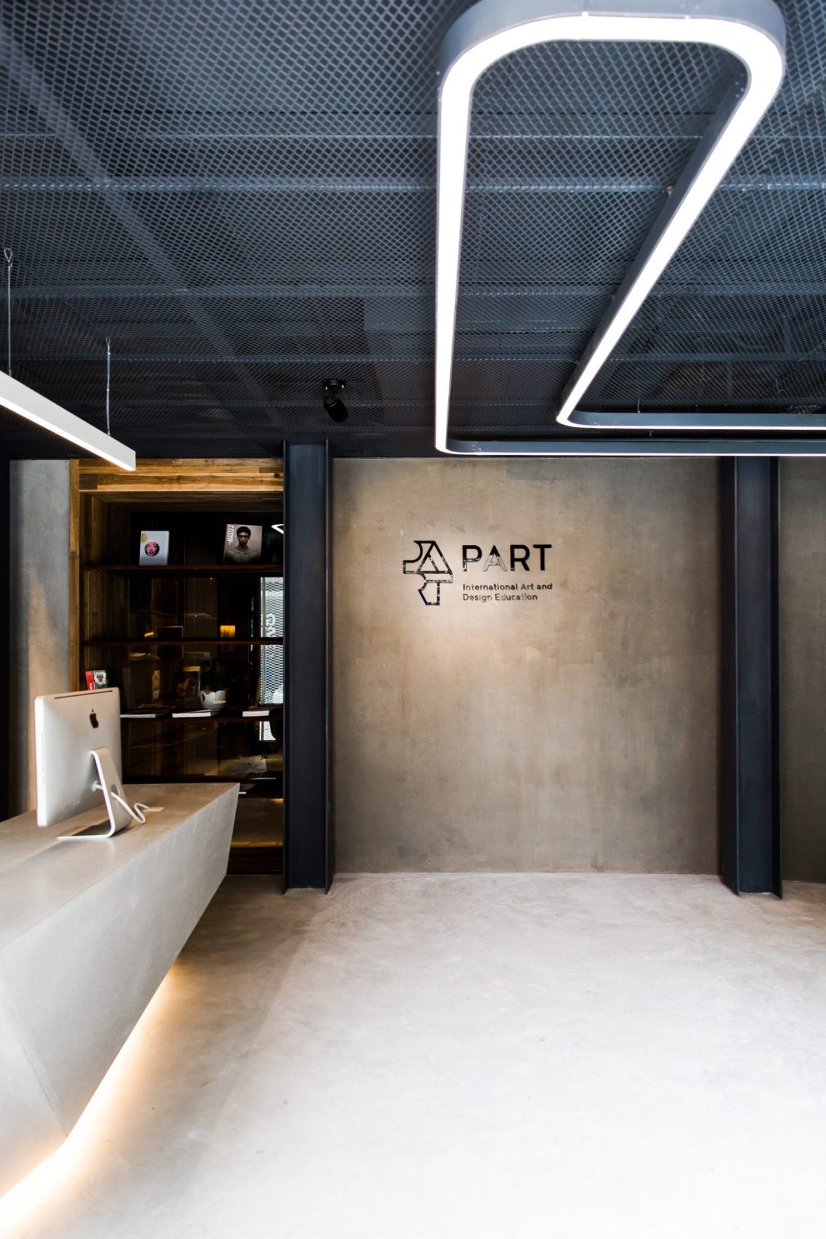 天花環(huán)線燈飾設(shè)計(jì)天花金屬鏤空洞洞板設(shè)計(jì)前臺(tái)區(qū)大廳設(shè)計(jì)圖