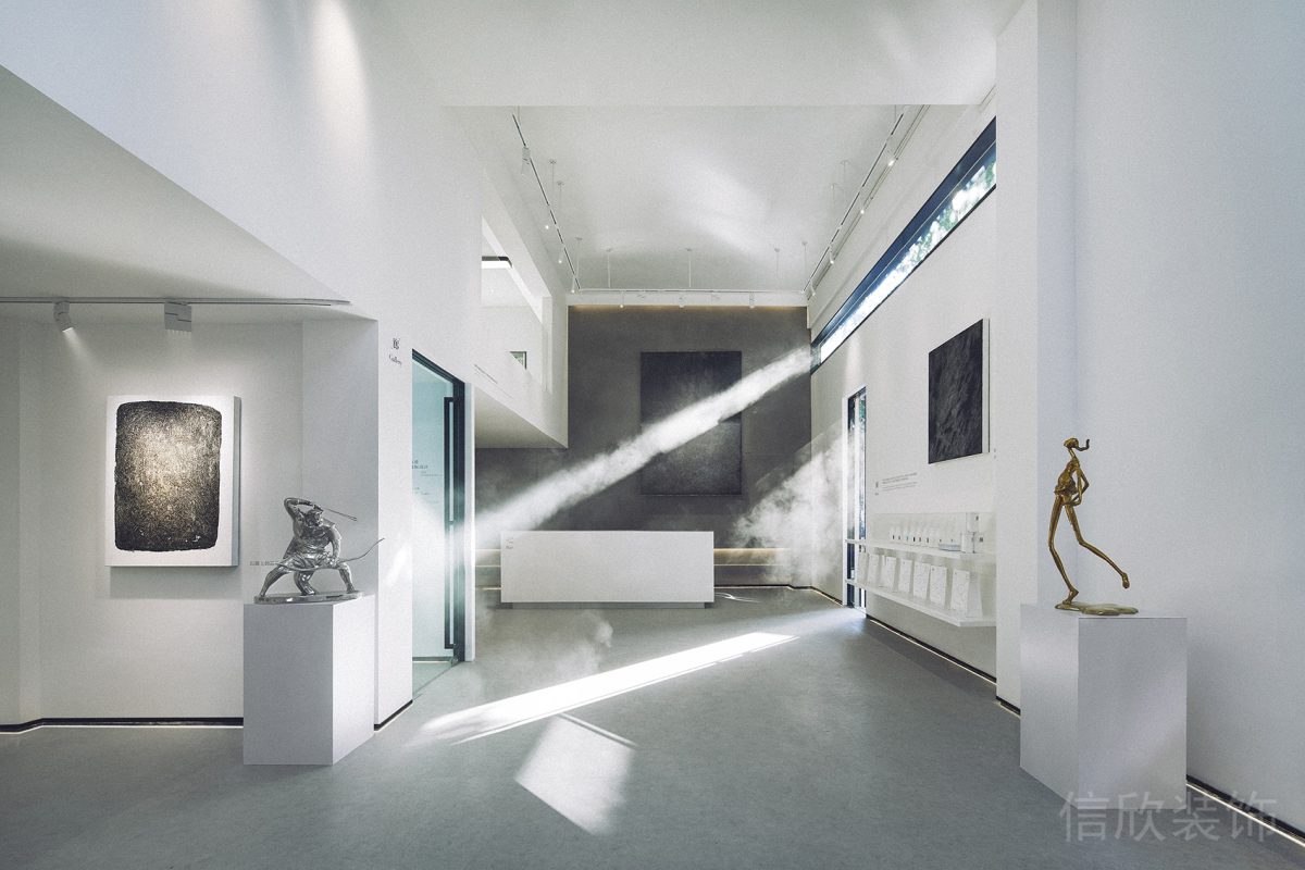 陽(yáng)光玻璃隔斷效果藝術(shù)擺件裝飾過道辦公室效果圖