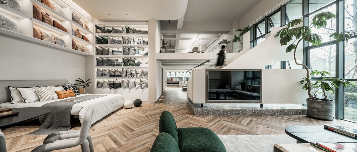 全屋定制設(shè)計(jì)木質(zhì)裝修白色階梯過(guò)道效果