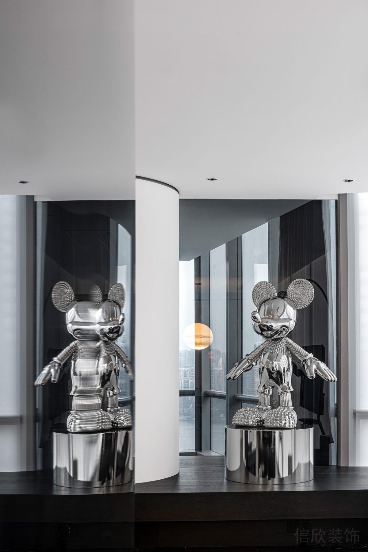 童趣藝術(shù)裝置金屬擺件效果辦公室設(shè)計(jì)細(xì)節(jié)弧線(xiàn)墻體設(shè)計(jì)圖