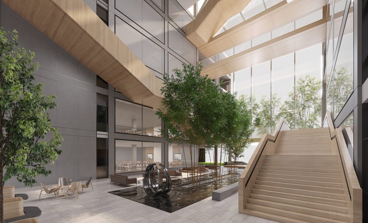 原木風(fēng)階梯設(shè)計(jì)裝修效果設(shè)計(jì)木質(zhì)過(guò)道效果辦公室效果