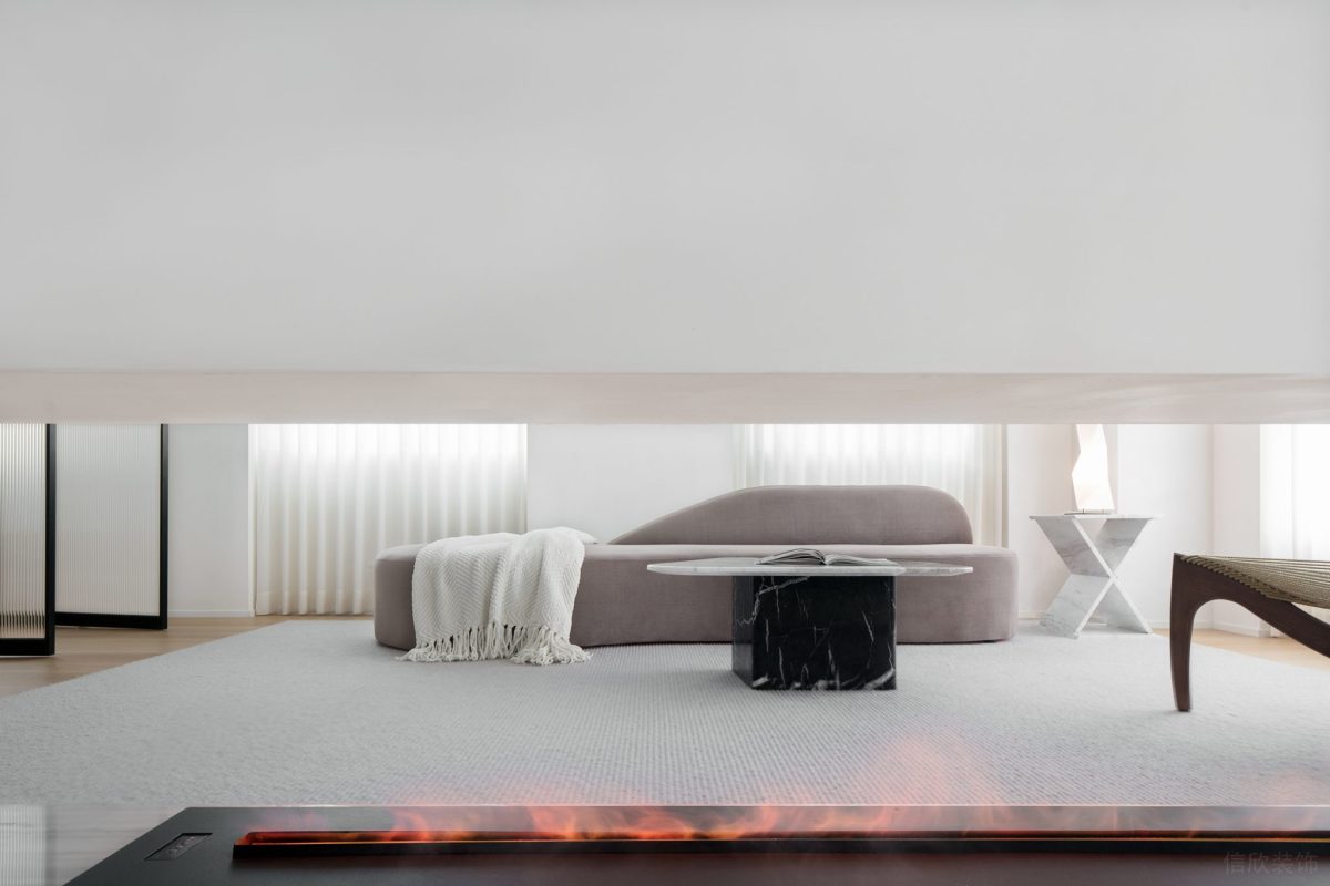 全屋定制辦公室裝修設(shè)計(jì)可調(diào)節(jié)加濕器辦公室裝修圖奶油色系效果